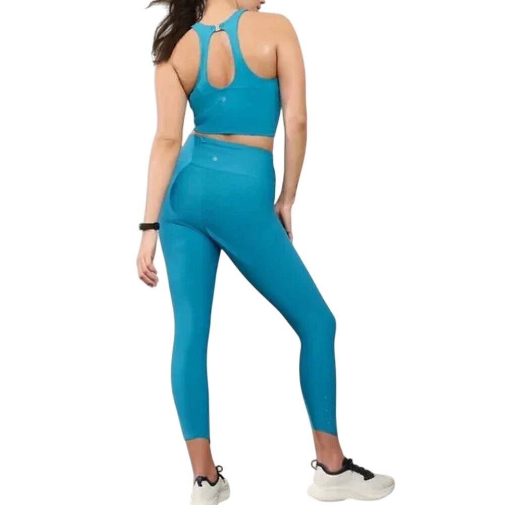 Athleta Pacesetter 7/8 Tight Small Pacific Blue